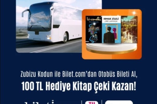 Bilet.com da Otobüs Biletleri Kitap Hediyeli