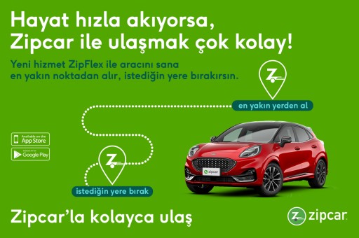 Zipcar ile Saatlik ve Günlük Araç Kiralayın