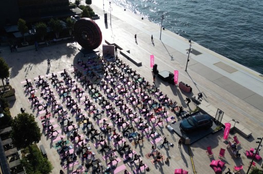 Galataport İstanbul’da ”Rıhtımda Yoga” Serisi