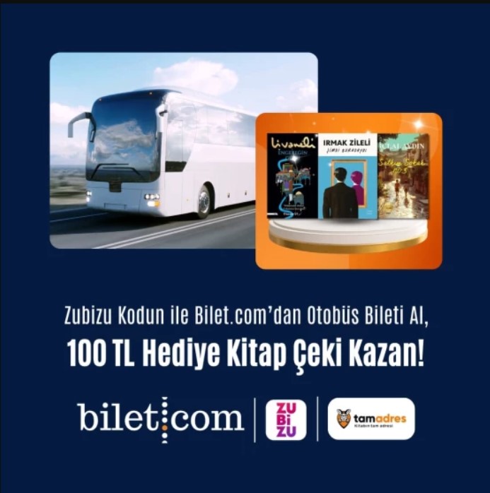Bilet.com da Otobüs Biletleri Kitap Hediyeli  