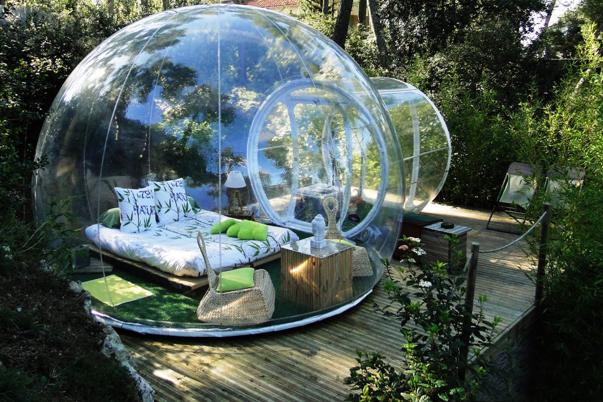 Bir Baloncuğun İçinde Uyumaya Ne Dersiniz?