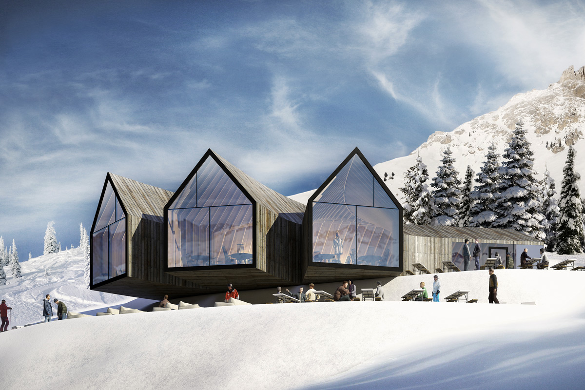 İtalyan Alpleri’nin Eşsiz Manzarasında Keyifli Bir Yemek Molası