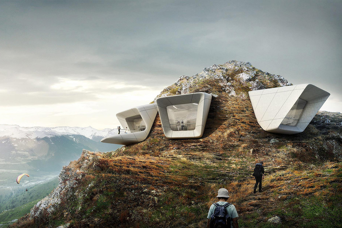 Zaha Hadid’den Dağları Delen Müze