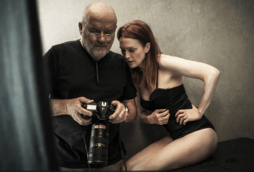 Peter Lindbergh ve Julianne Moore
