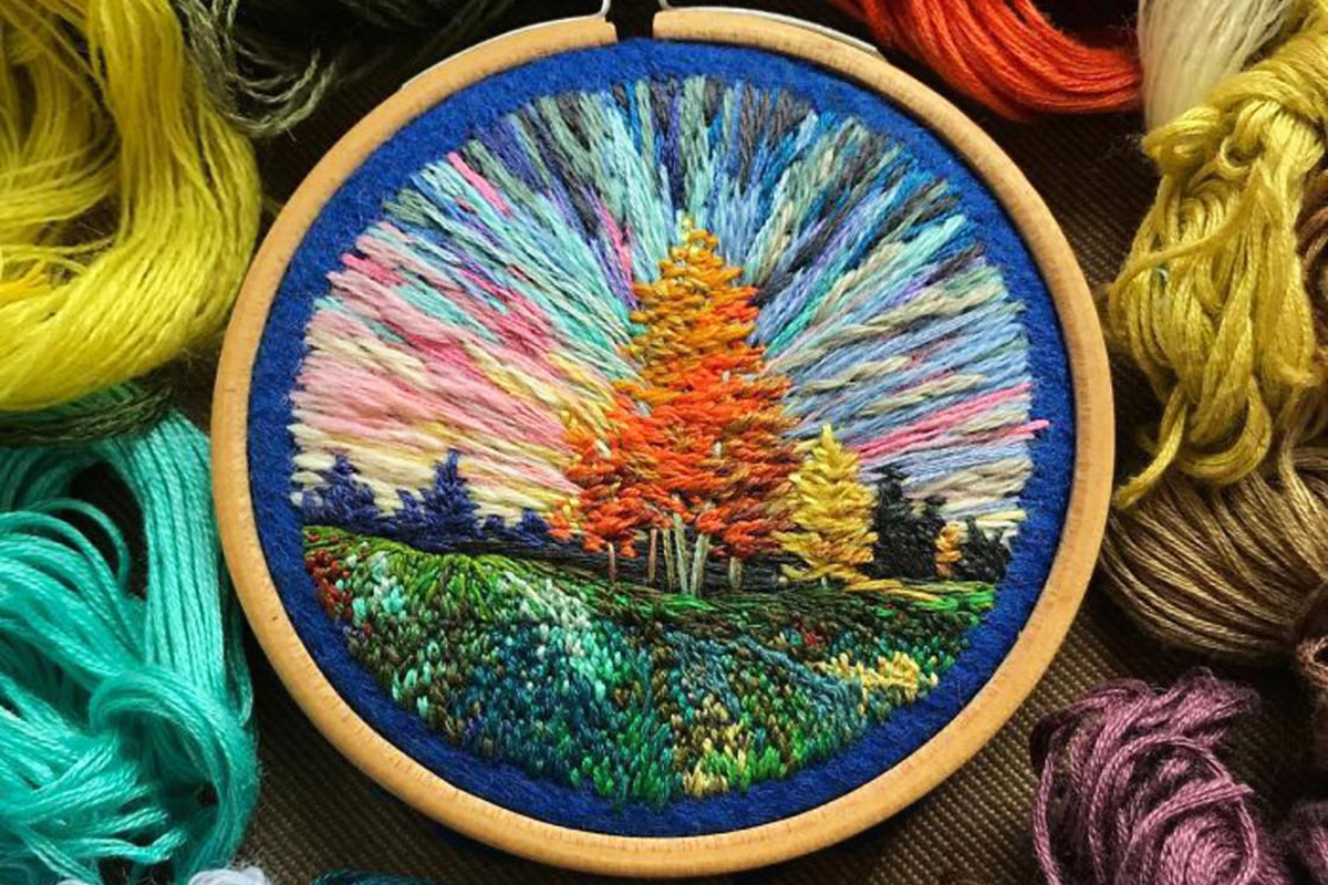 Doğadan Kumaşa Yansıyan Renkler